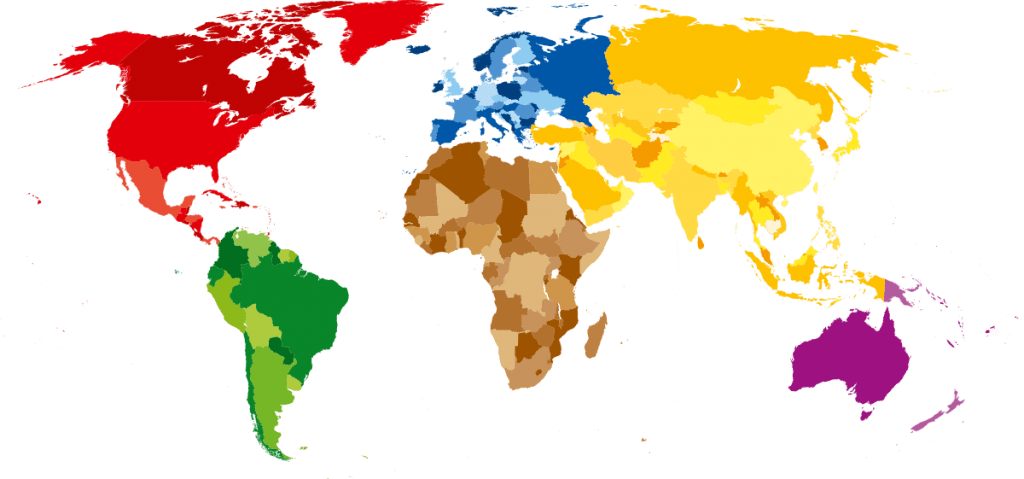 Weltkarte Worldmap